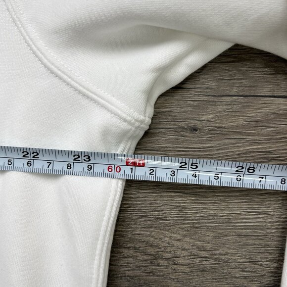 Nike Pullover Hoodie Deion Sanders Prime Sz Large Men White 2.0 Club Fleece Logo - Picture 6 of 13